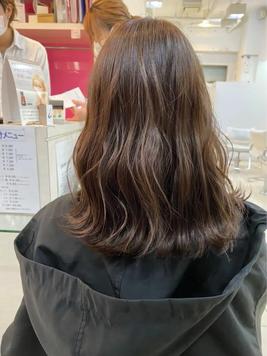 セミロング 【カラーモデル募集】 ゆいか🦋.*˚のヘアスタイル