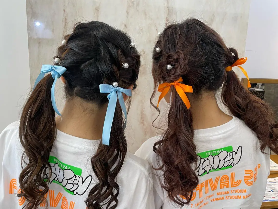 ロング ヘアアレンジ 艶髪🇰🇷髪質改善 🎀ikuno🎀のヘアスタイル