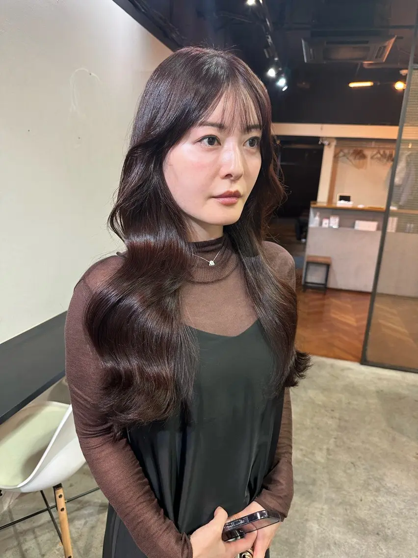 ロング カラー 極上の艶髪 RINAのヘアスタイル