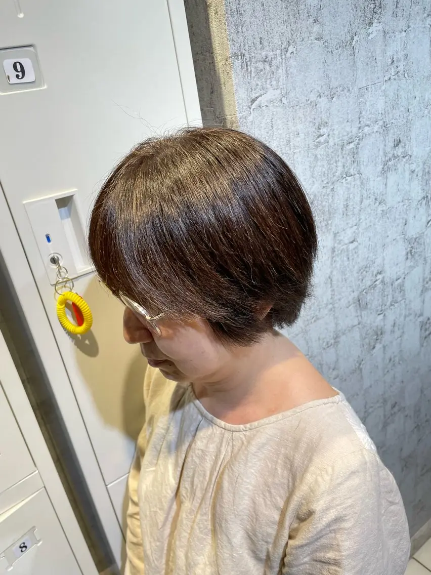 ショート 赤み消し艶カラー✨️ DAIGOのヘアスタイル