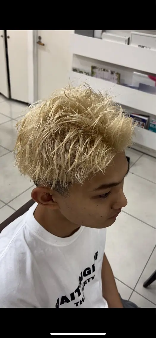 カラー ブリーチ ash平井店/永木 空✂️のヘアスタイル