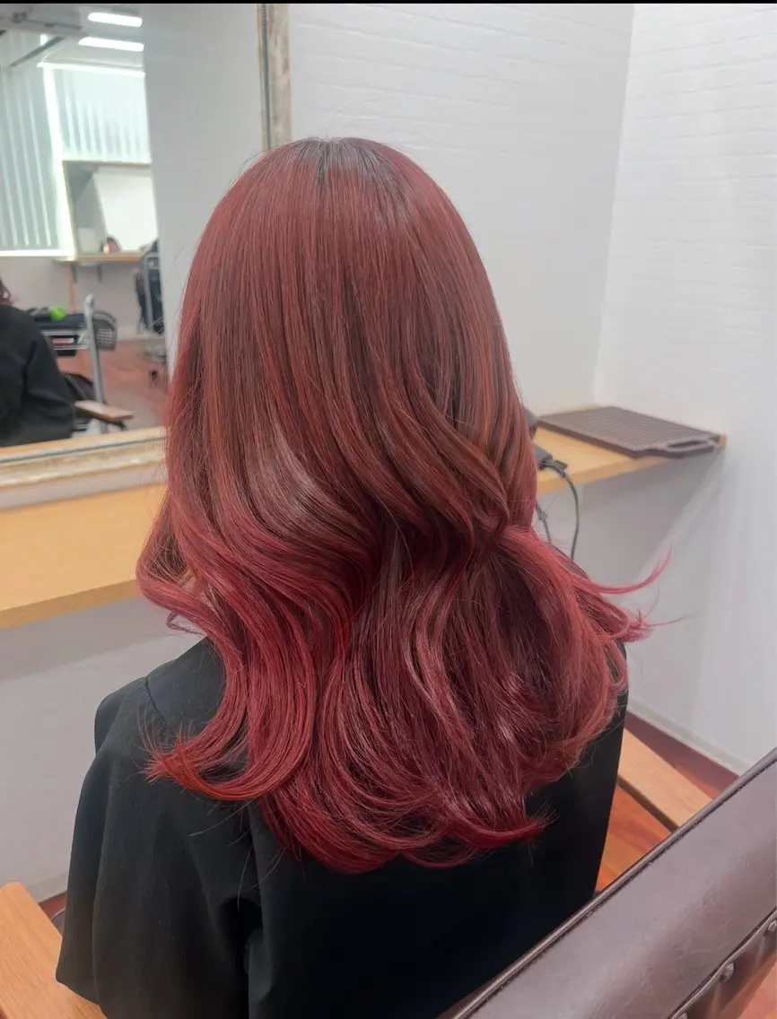 ロング カラー カット ヘアカラー トリートメント GRAN LUSSO 【MIHARU】のヘアスタイル