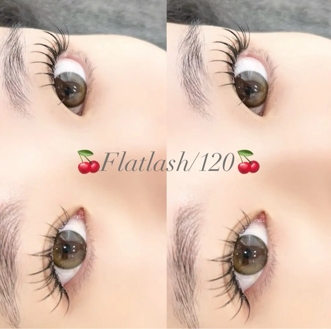 マツエク・マツパ フラットラッシュ whim eyelashのマツエク・マツパデザイン