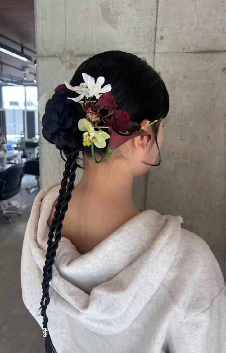 ロング ヘアアレンジ 美髪× ヘアセット✨Araiのヘアスタイル