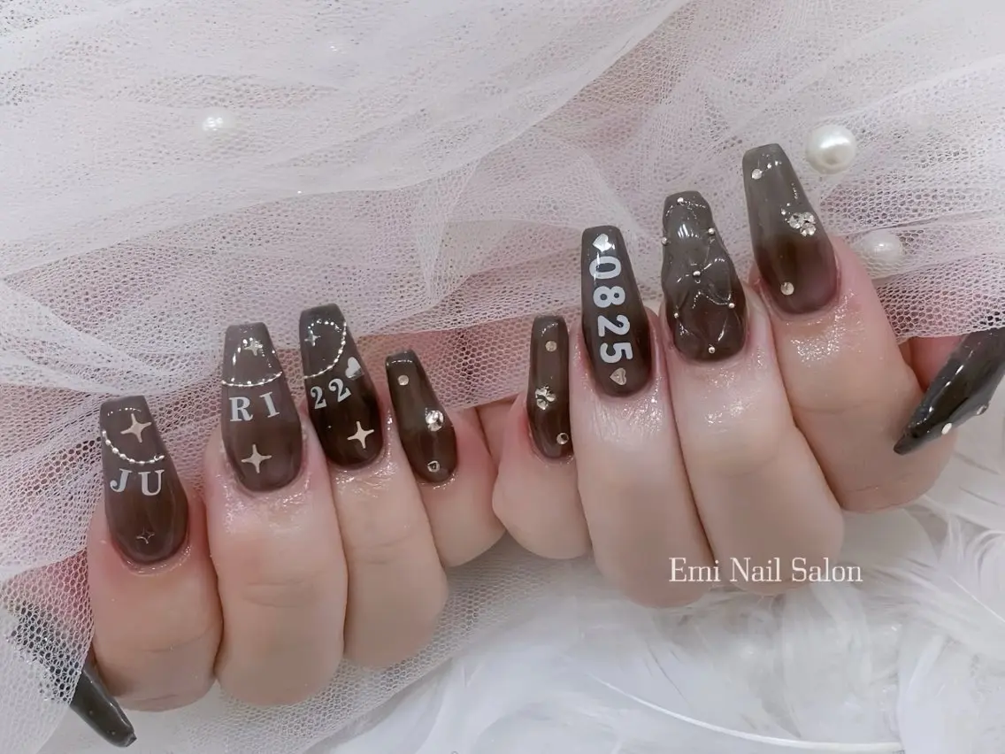 ネイル アートネイル ジェルネイル ネイルチップ Rin Nail 新大久保店のネイルデザイン