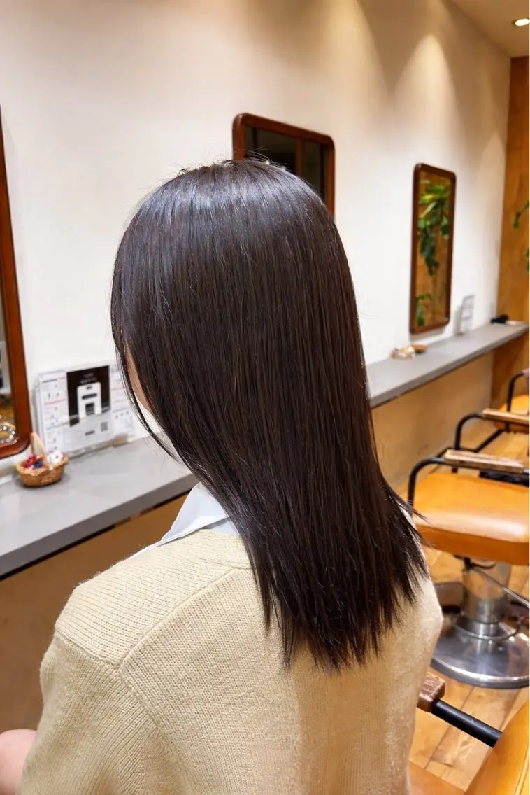 カラー CLAPSコハク モデル募集のヘアスタイル