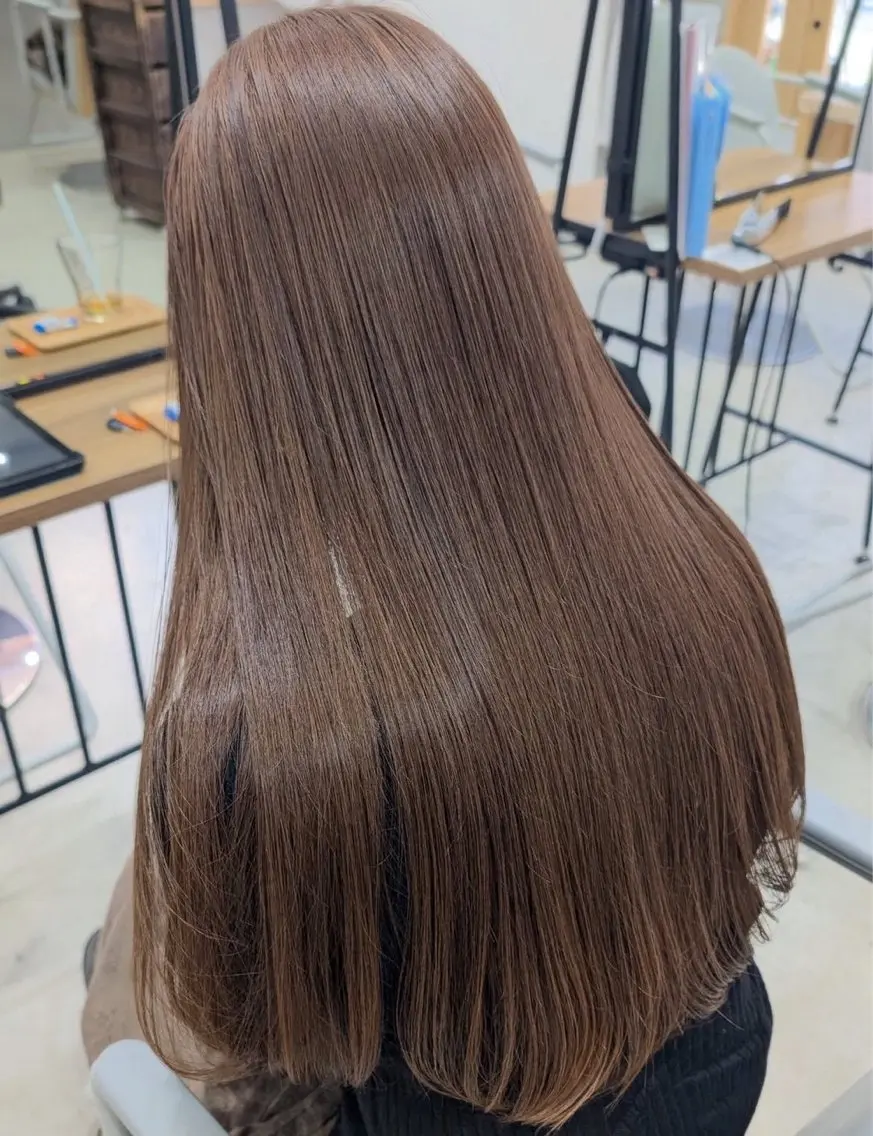 ロング カラー ヘアカラー sanctuary  箕面店のヘアスタイル