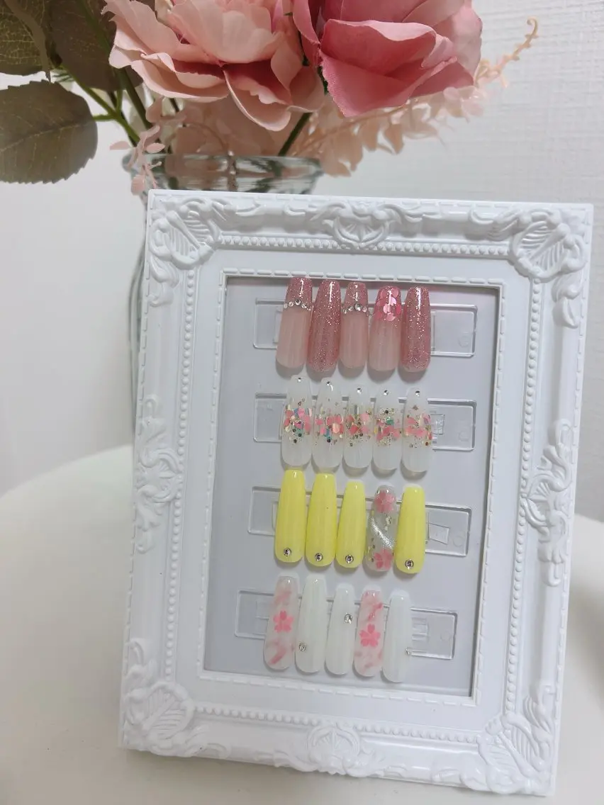 ネイル 桜ネイル 春ネイル Nail salon suuのネイルデザイン