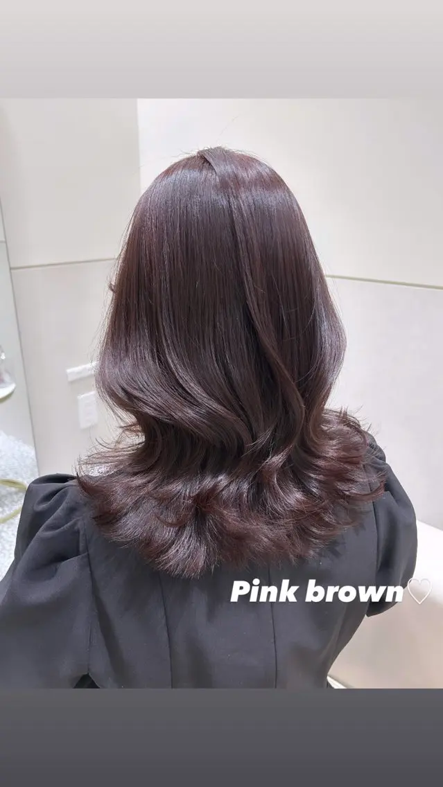 ミディアム カラー カット ヘアカラー トリートメント 🩷韓国ヘア/ヨシン モリ🩷Maikaのヘアスタイル