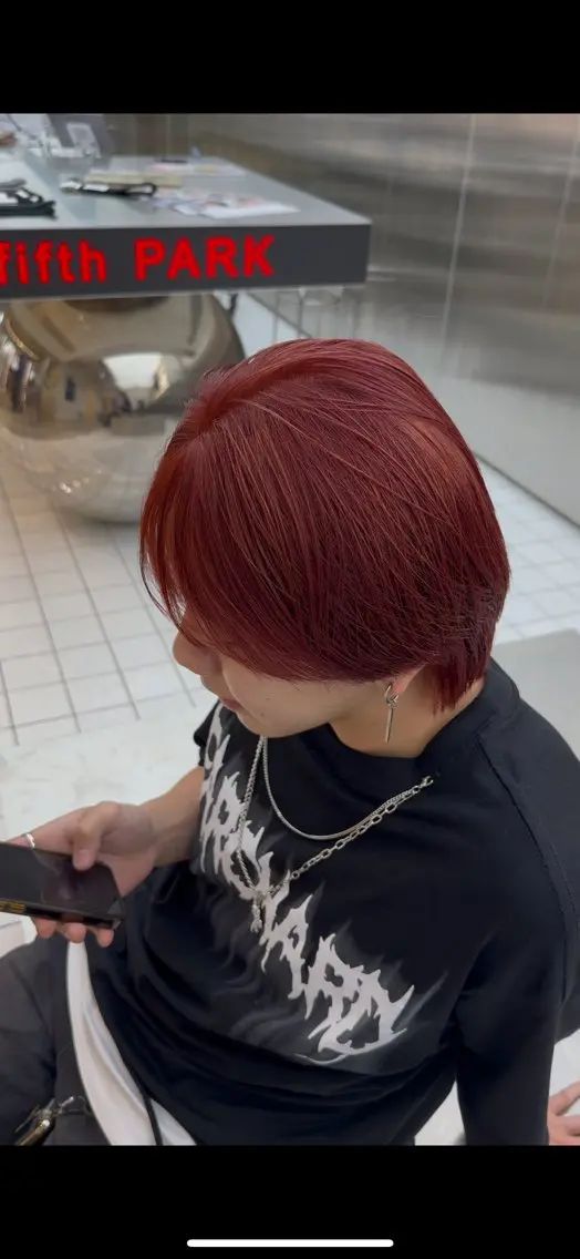 カラー ヘアカラー fifth 小尾 優然のヘアスタイル
