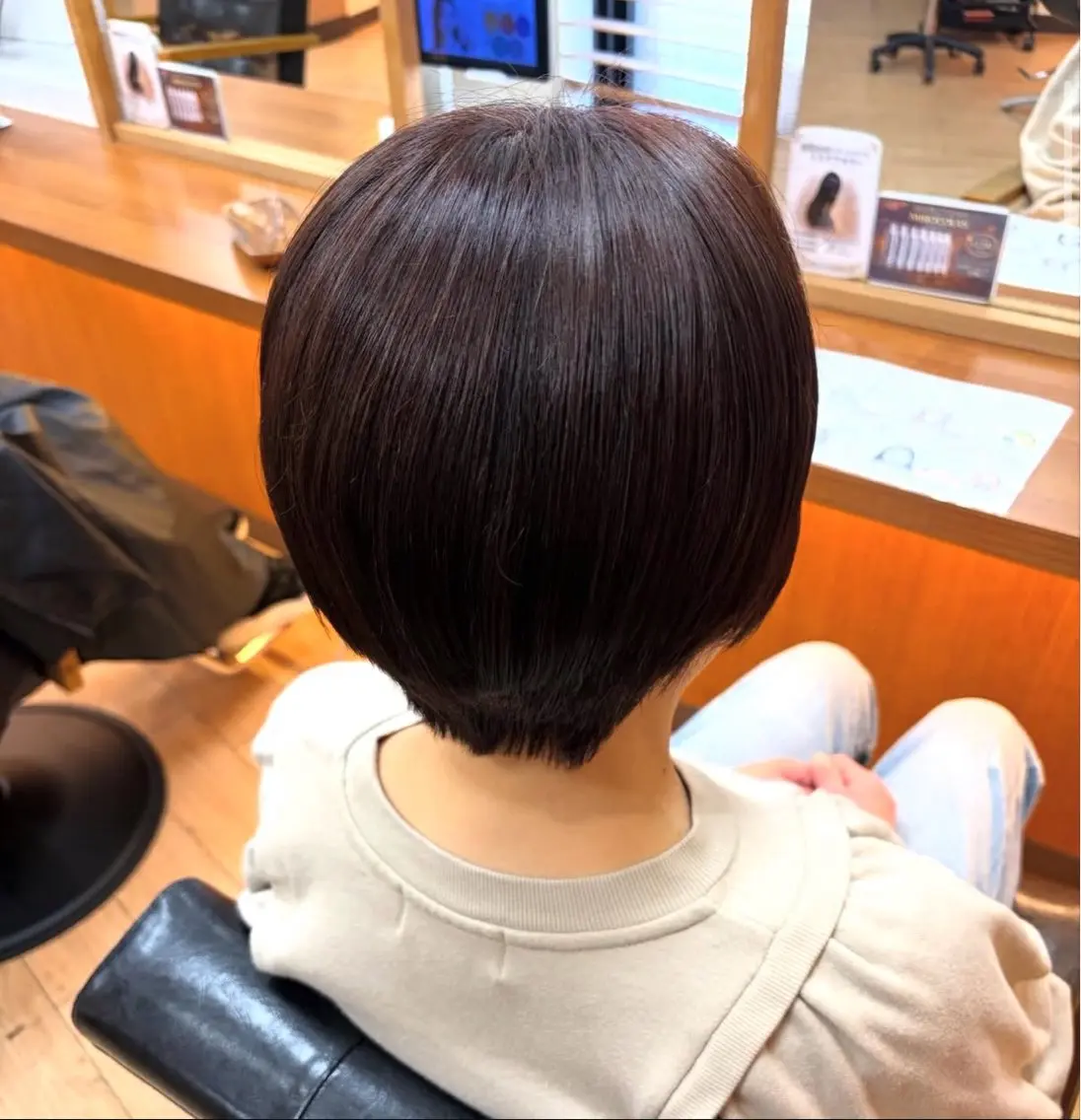 ショート 髪質改善ストレート ✨️小川涼のヘアスタイル