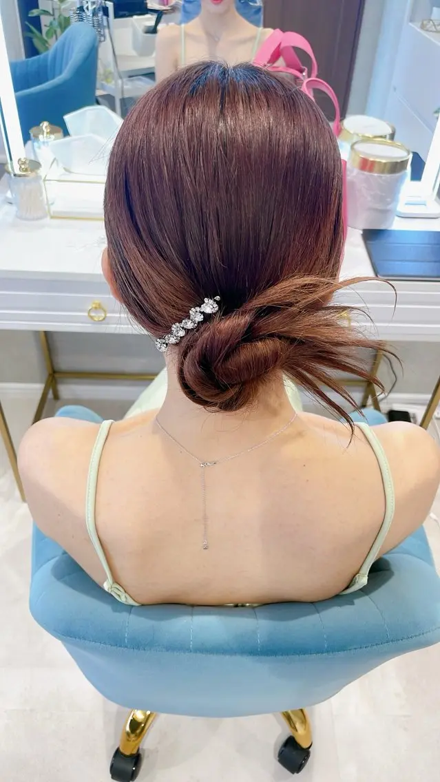 ショート ヘアアレンジ 大嶋 日向子のヘアスタイル