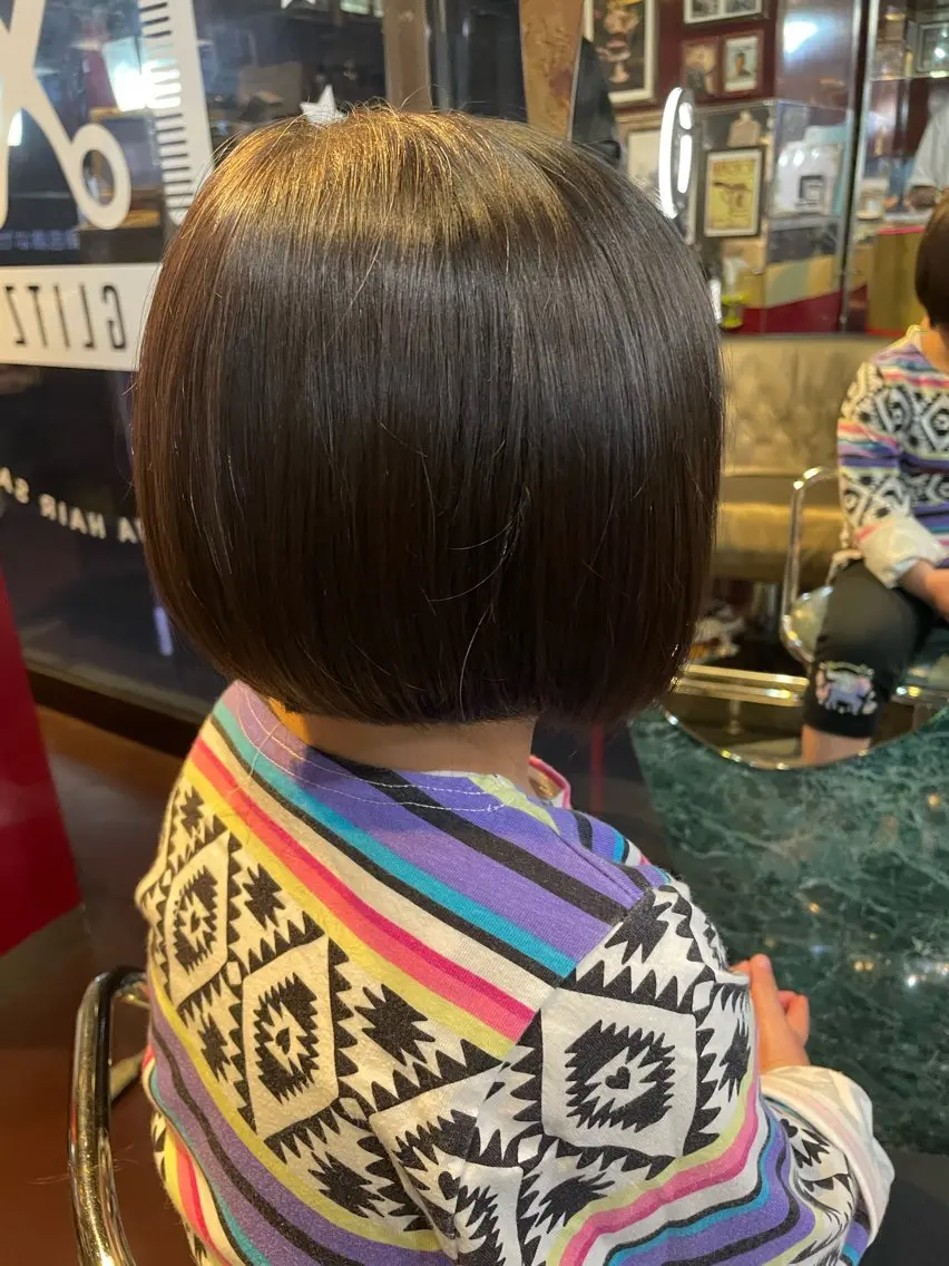 ミディアム ボブ トリートメント 👑派手髪/カット 👑ANRYのヘアスタイル