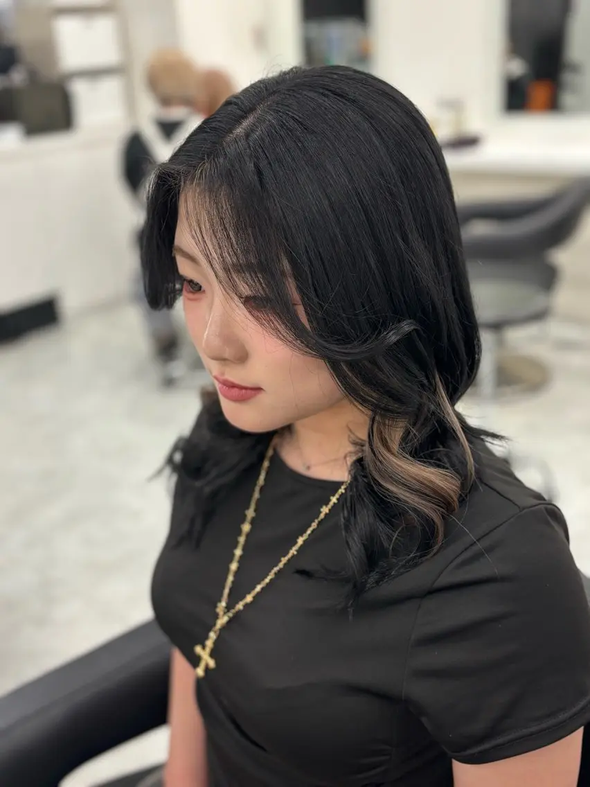 ロング カラー ヘアアレンジ ヘアカラー トリートメント ヘアセット 透明感💕今っぽ似合 わせ𝐍𝐨. 𝟏のヘアスタイル