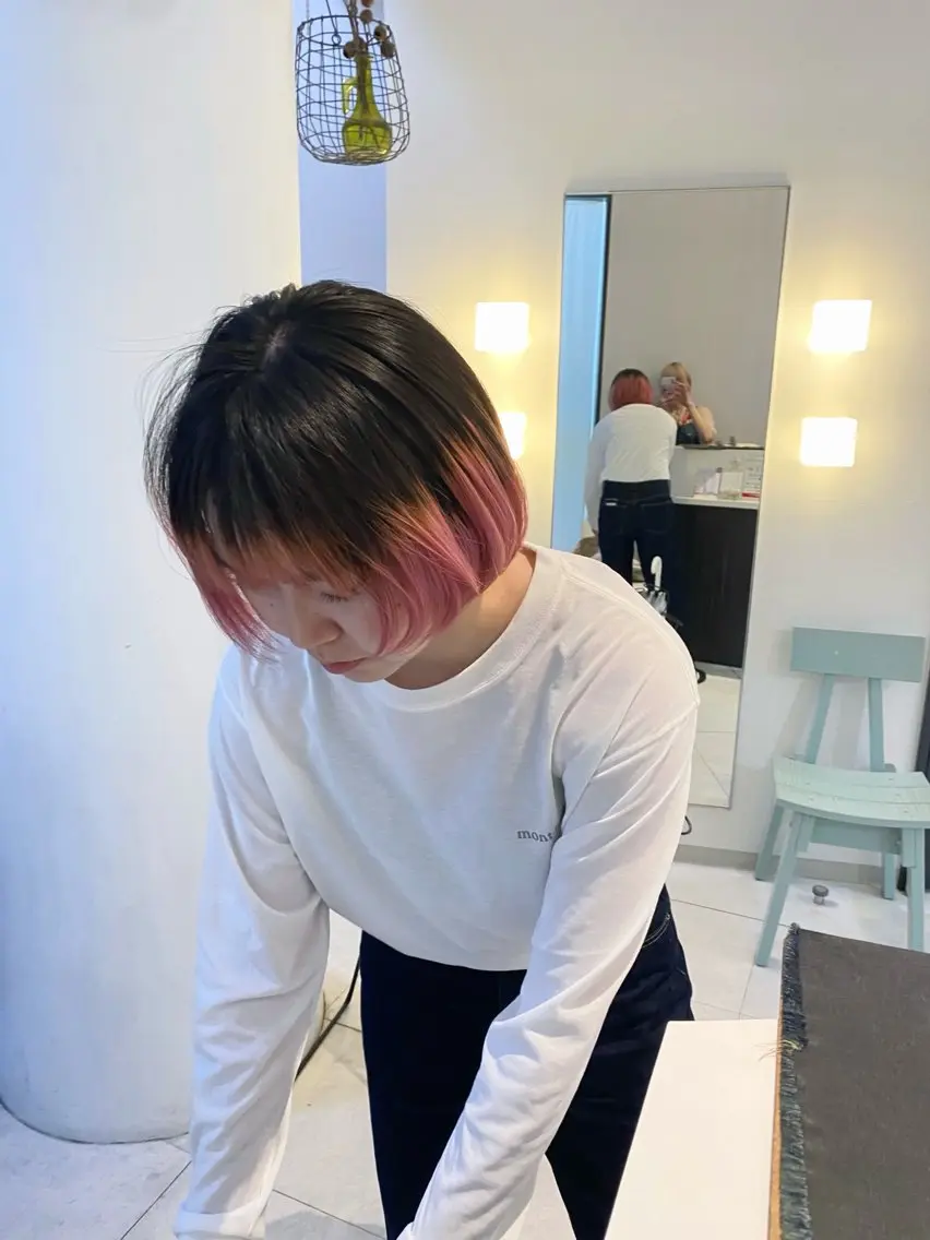 ショート カラー カット ヘアカラー トリートメント mai / linoah˚✧のヘアスタイル