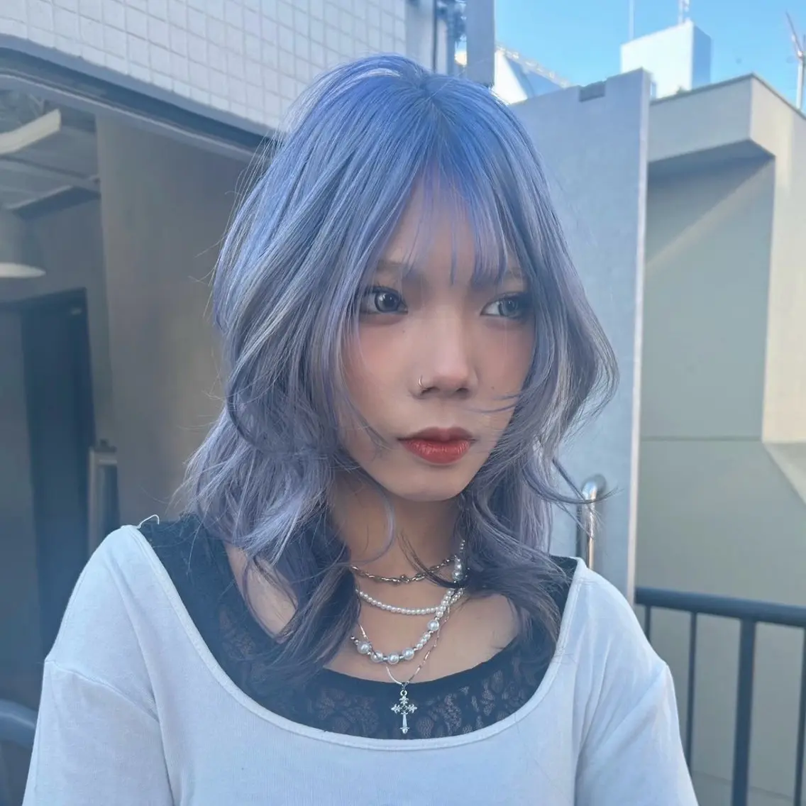 セミロング カラー AIRI /XENA渋谷本店のヘアスタイル