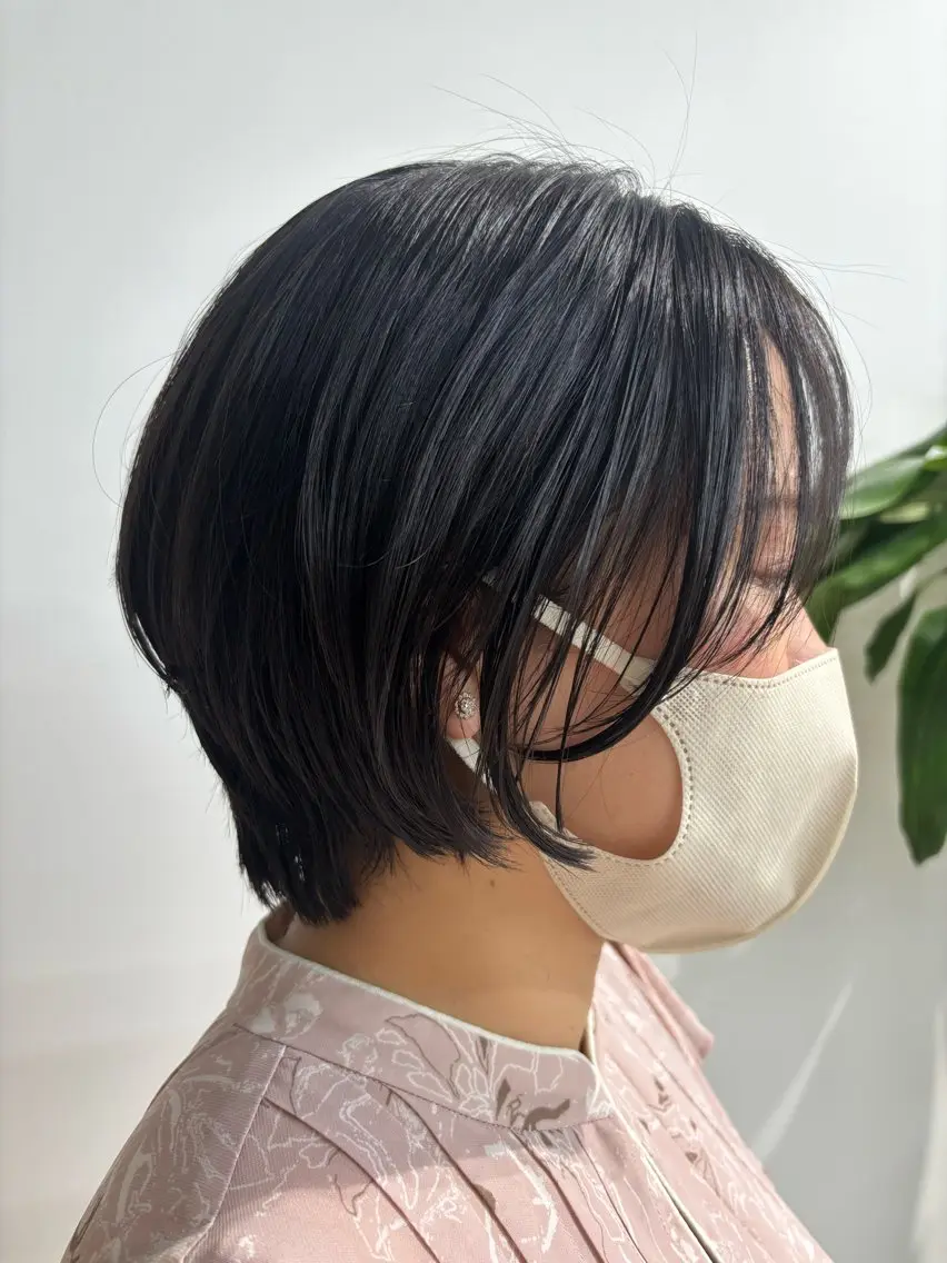 ショート 顔周りカット ショートヘア むらたみずき /大宮ボブ、ショートのヘアスタイル