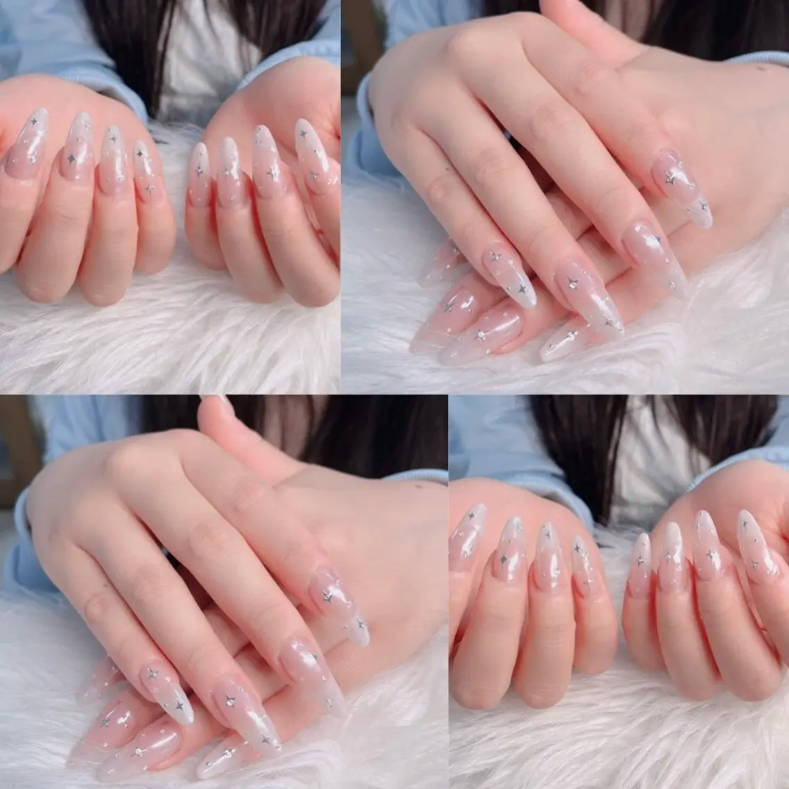 ネイル フレンチネイル ジェルネイル ハロウィン キラキラネイル 韓国ネイル ハンドネイル H.baby Nail Salonのネイルデザイン