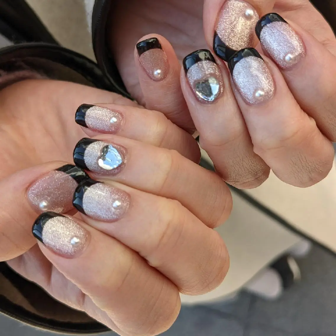ネイル フレンチネイル マグネットネイル ハンドネイル shimizu yuuのネイルデザイン