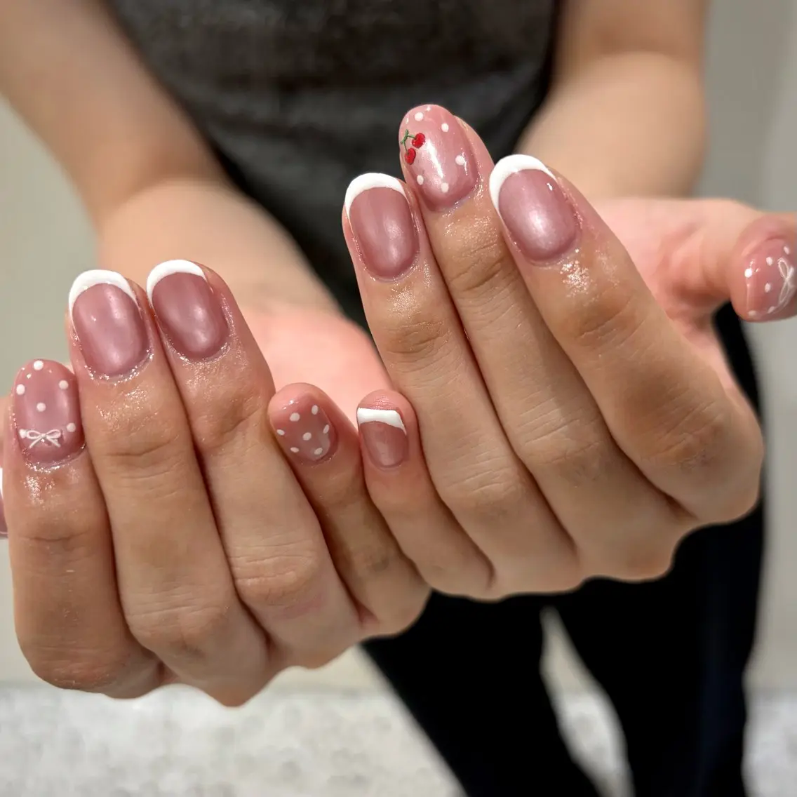 ネイル マグネットネイル メンズネイル ニュアンスネイル ワンカラーネイル シンプルネイル ハンドネイル あいり/ NailLife金山のネイルデザイン