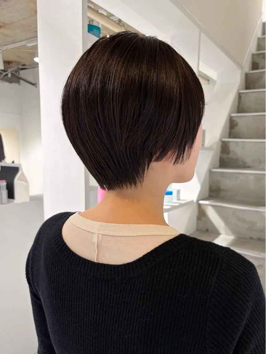 ショート 顔周りカット ショートヘア 阿部 瑠斗のヘアスタイル