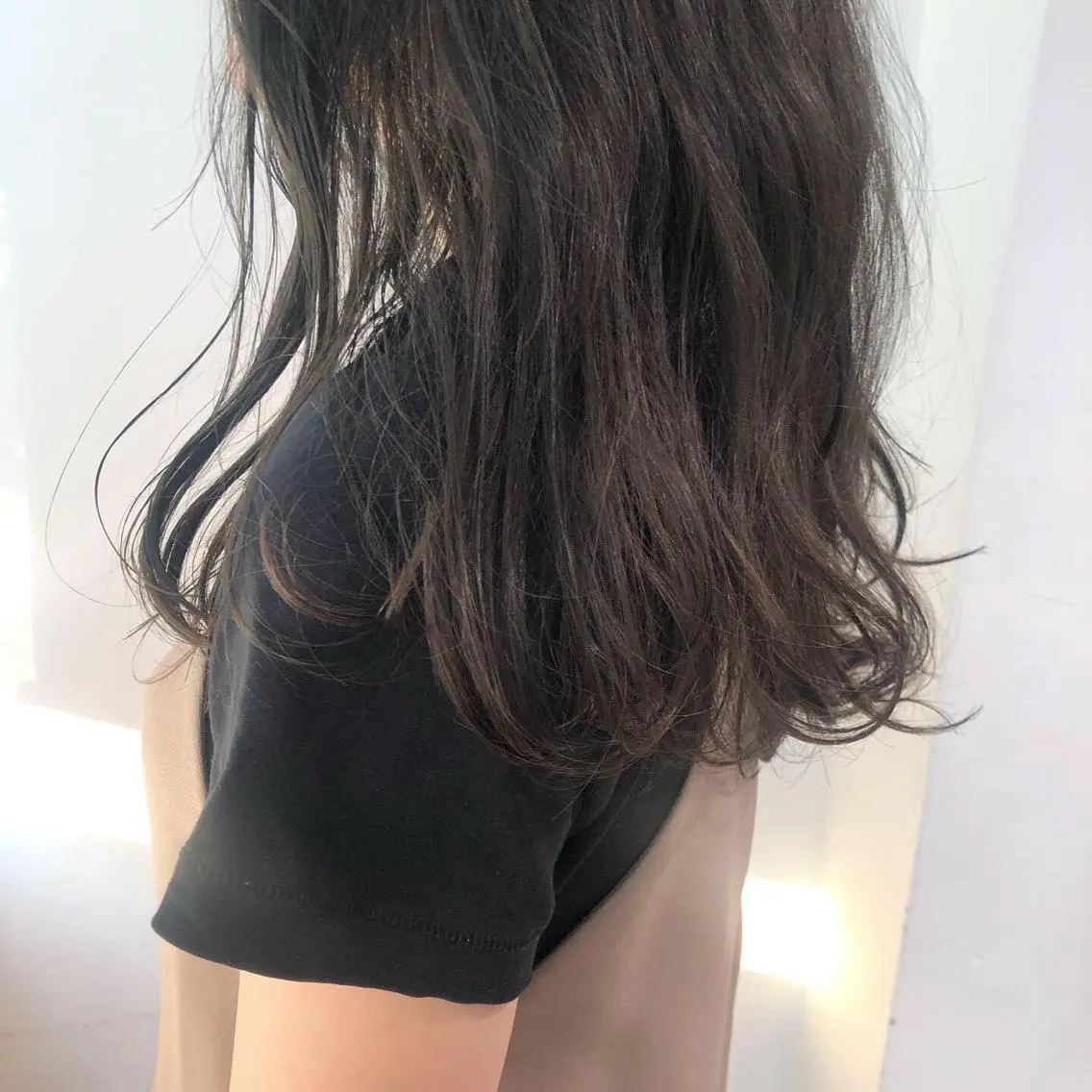 ミディアム カラー グレージュ ヘアカラー トリートメント ❤️sai❤️ official❤️のヘアスタイル