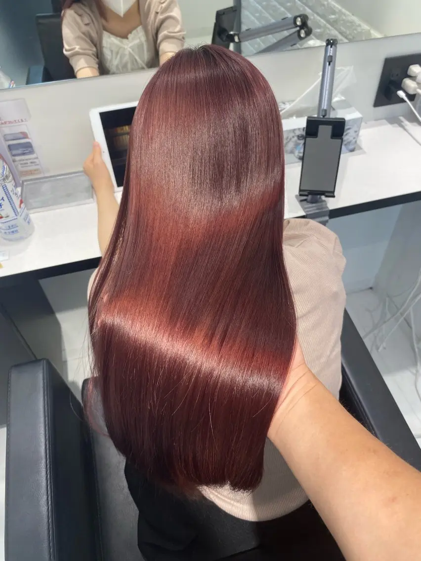 ロング カラー ヘアカラー トリートメント 🌻Insta指名 NO.1🌻Shoのヘアスタイル