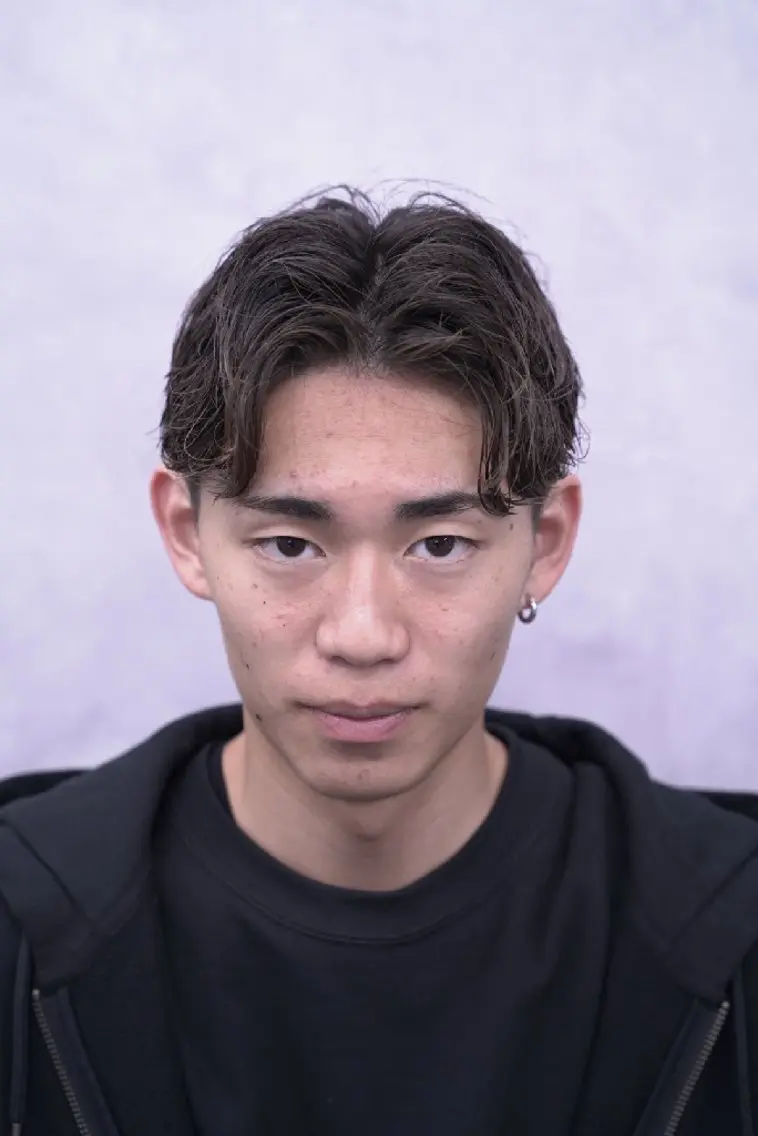 パーマ メンズ メンズ特化 石田はるむのヘアスタイル