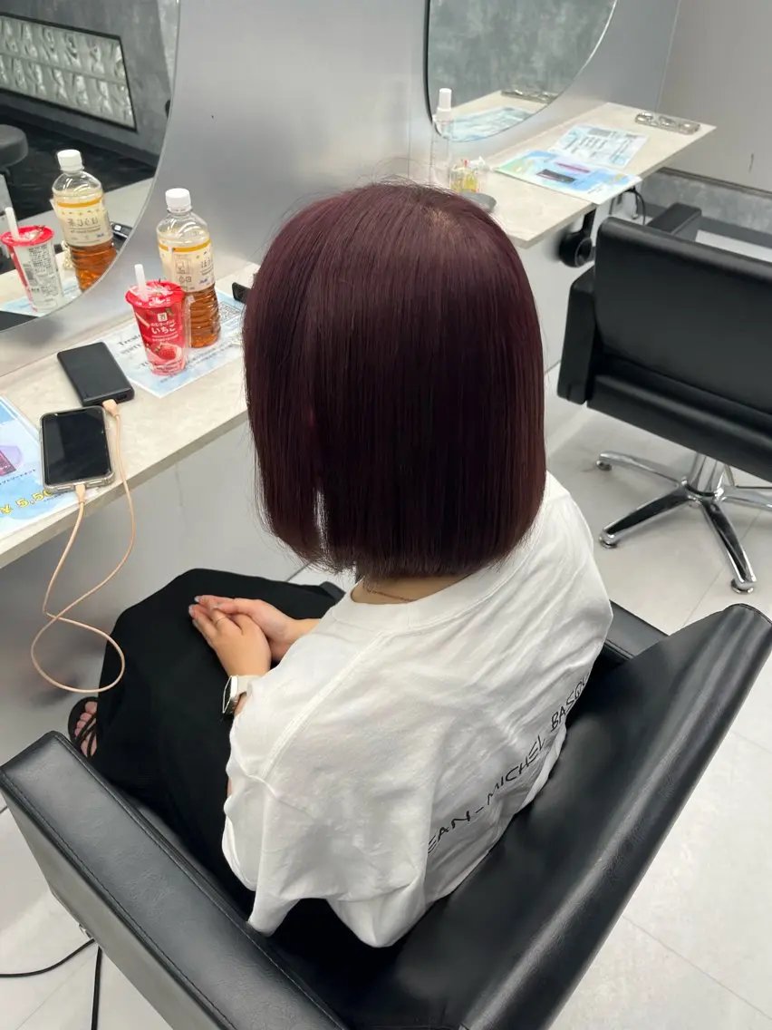 【メニュー1お得なクーポン‼︎✨】ワンカラー+カット+トリートメントの写真