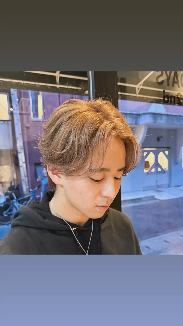 カラー メンズ 高橋 充輝のヘアスタイル