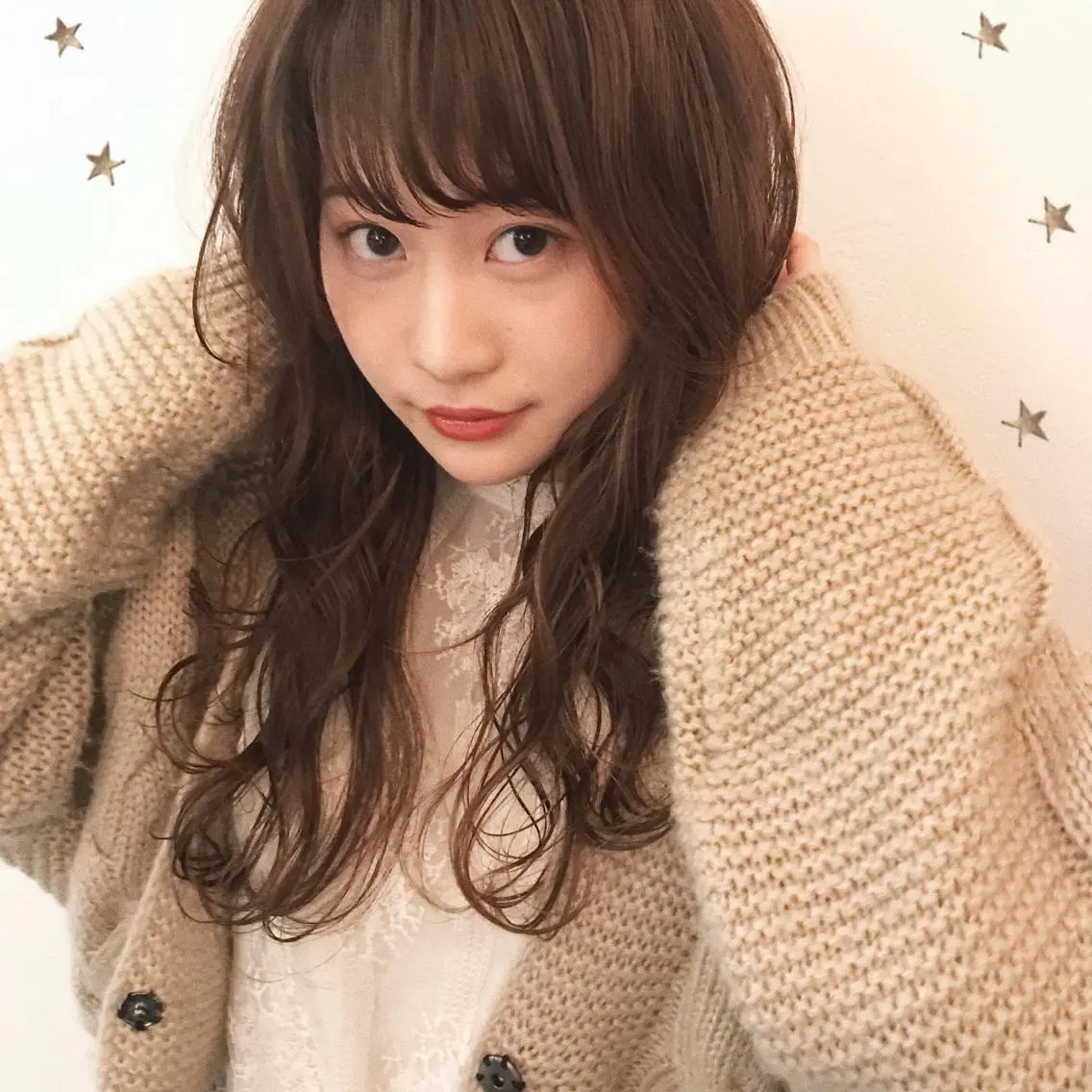 ロング カラー 市川 千夏のヘアスタイル