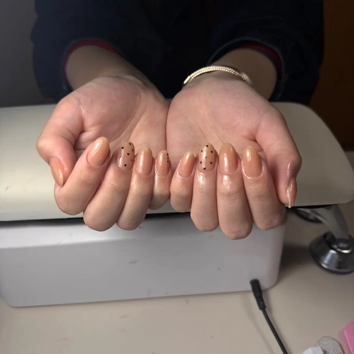 ネイル チークネイル フレンチネイル グラデーション 韓国ネイル マグネットネイル Hana Nailのネイルデザイン