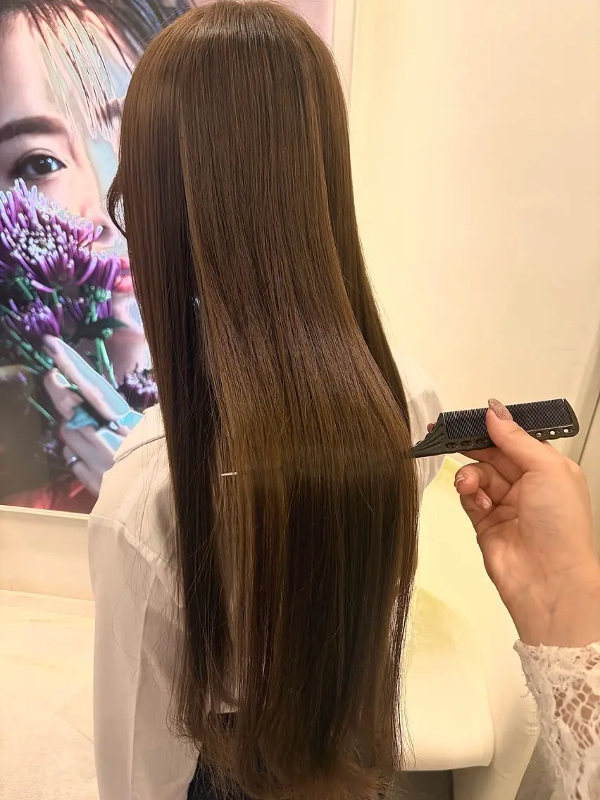 ブリーチなしダブルカラーの写真