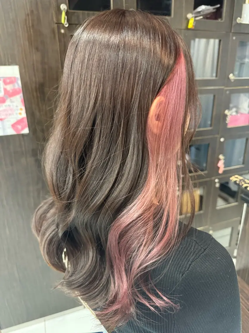 ロング ピンクブラウン ᴘʀɪᴢᴇ 🌜 ᴀɴʀɪ 🌜のヘアスタイル
