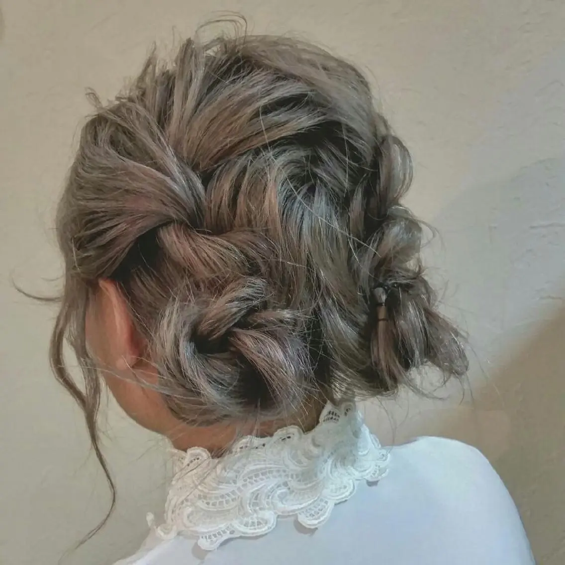 ミディアム カラー ヘアアレンジ 前田 裕介のヘアスタイル