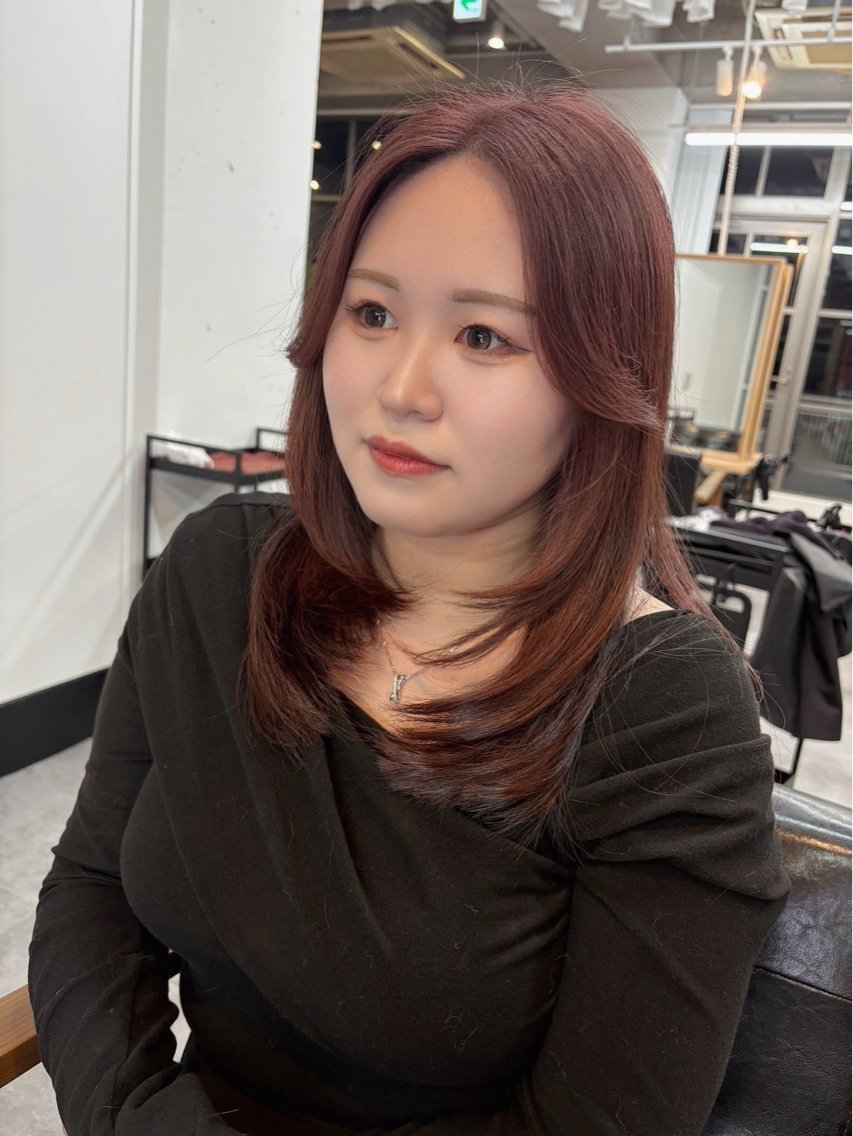 ミディアム カット CIEL岡山店／ Chida ⛄️のヘアスタイル