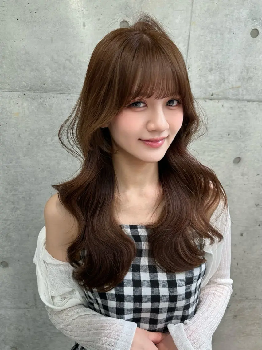 ロング カラー ヘアカラー トリートメント 《髪質改善✖️オリー ブ🧸》小嶋拓也のヘアスタイル