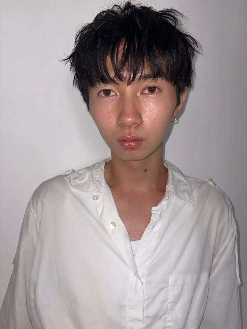 ショート メンズ ショートレイヤー レイヤーカット ショートヘア 神田橋 翔太郎のヘアスタイル