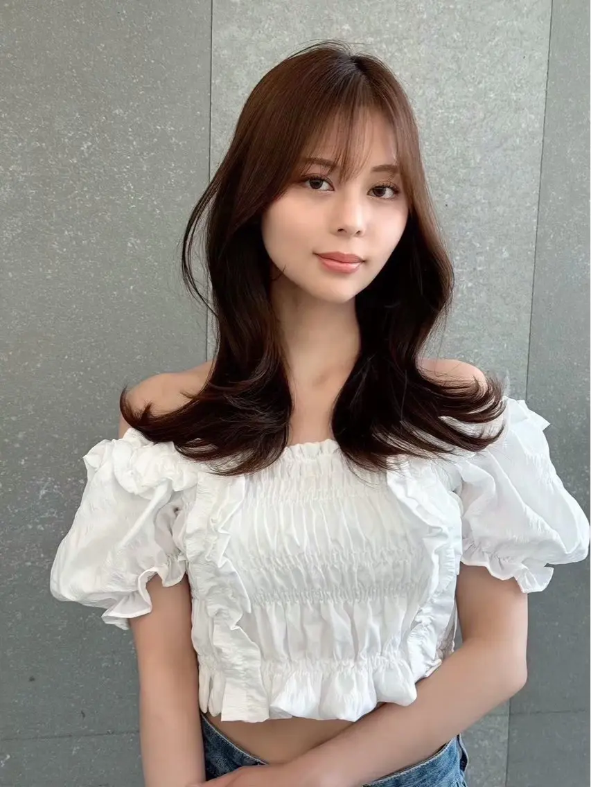 ロング Ruri縮毛矯正 酸性ストレートのヘアスタイル