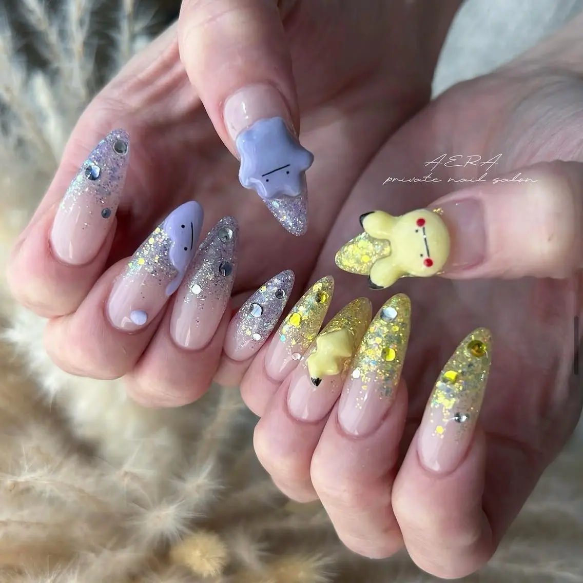 ネイル AERA nail shino🐱⸝꙳のネイルデザイン