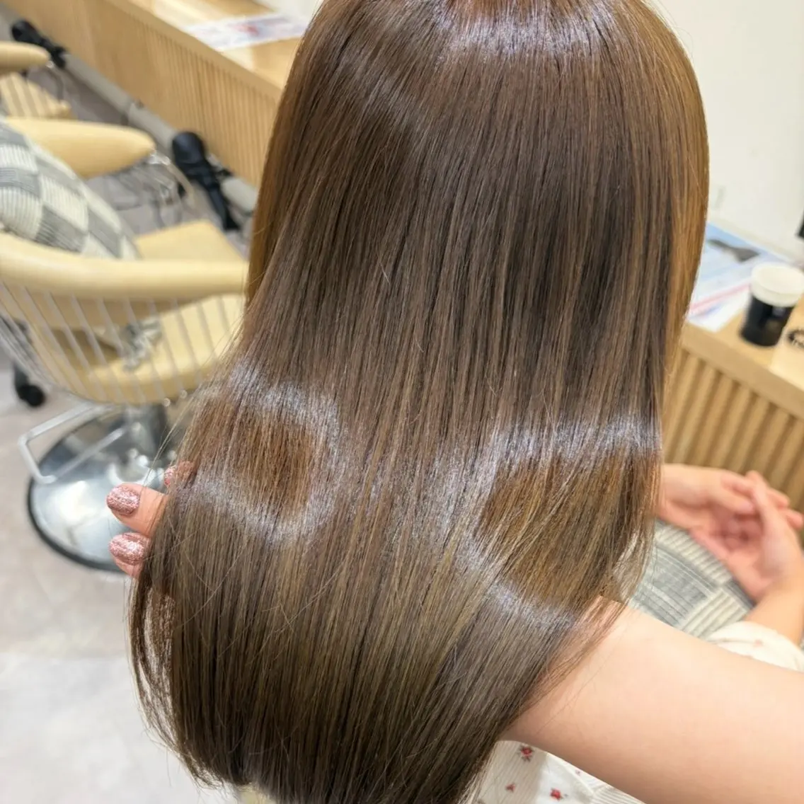 セミロング カラー カット ヘアカラー レイヤー🍀ボブ 浦和🍓YUIのヘアスタイル