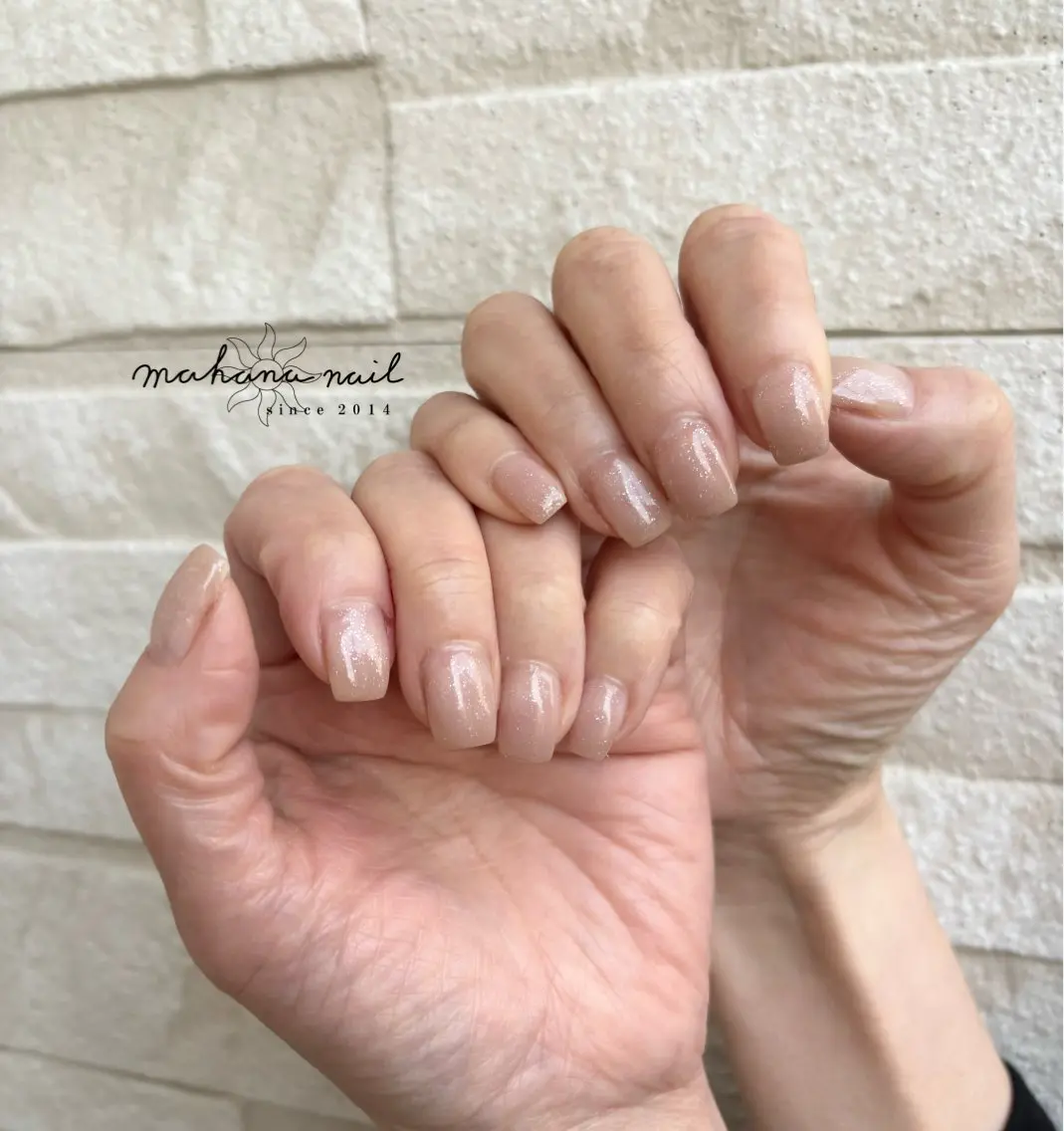 ネイル ラメ(グリッター) mahana nailのネイルデザイン