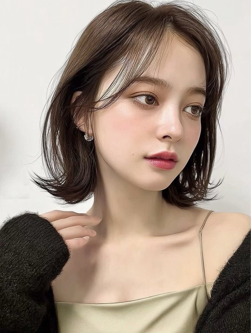 ミディアム 庄司 愛奈香のヘアスタイル