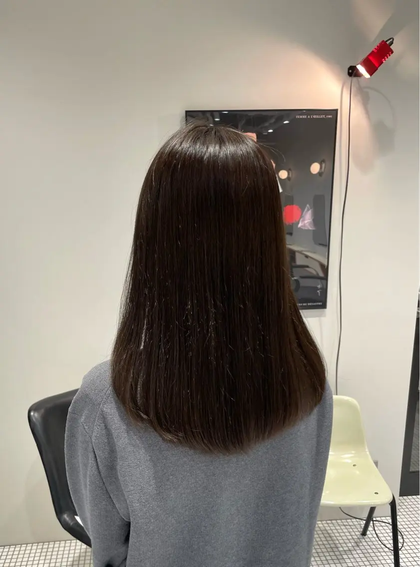 ミディアム カラー カット ヘアカラー トリートメント GPIP 近藤沙樹のヘアスタイル