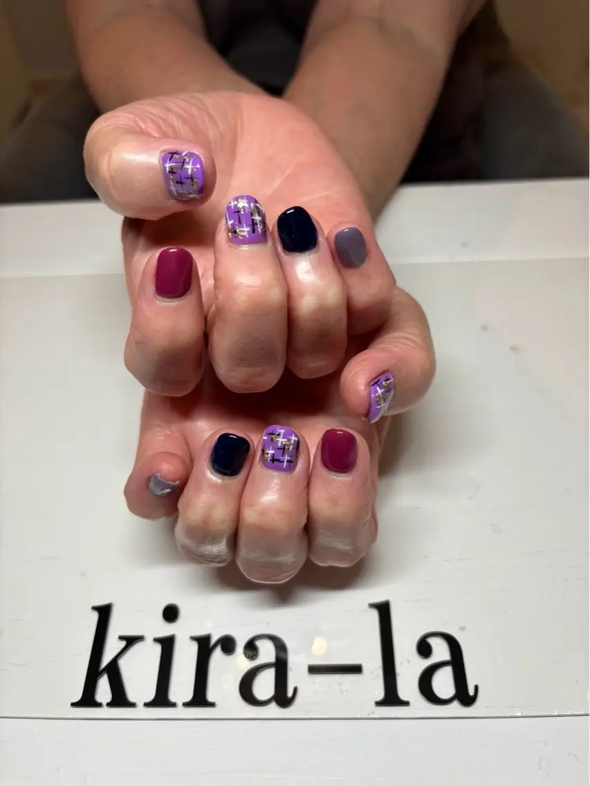 ネイル アートネイル ハロウィン kira-la キララ･:*..のネイルデザイン