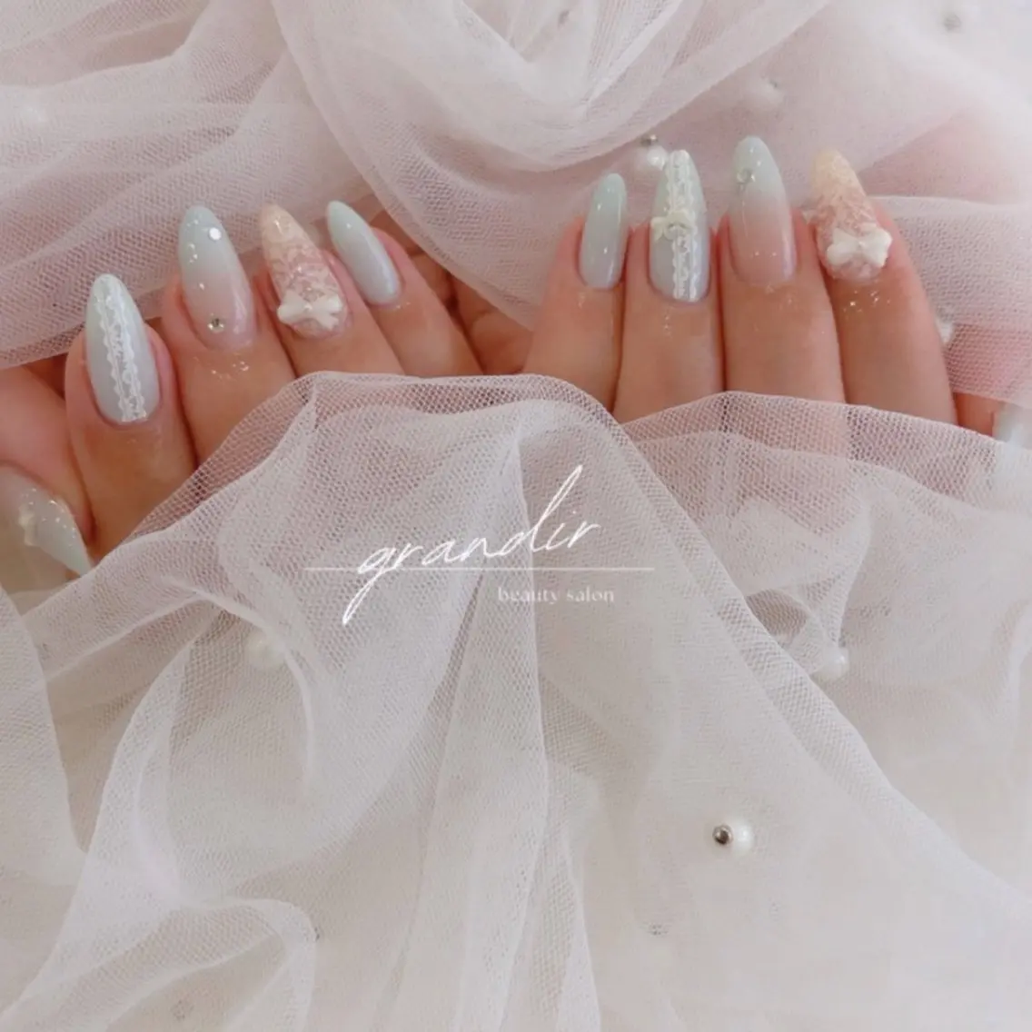 ネイル ハンドネイル grandir🦋 MOMOKAのネイルデザイン