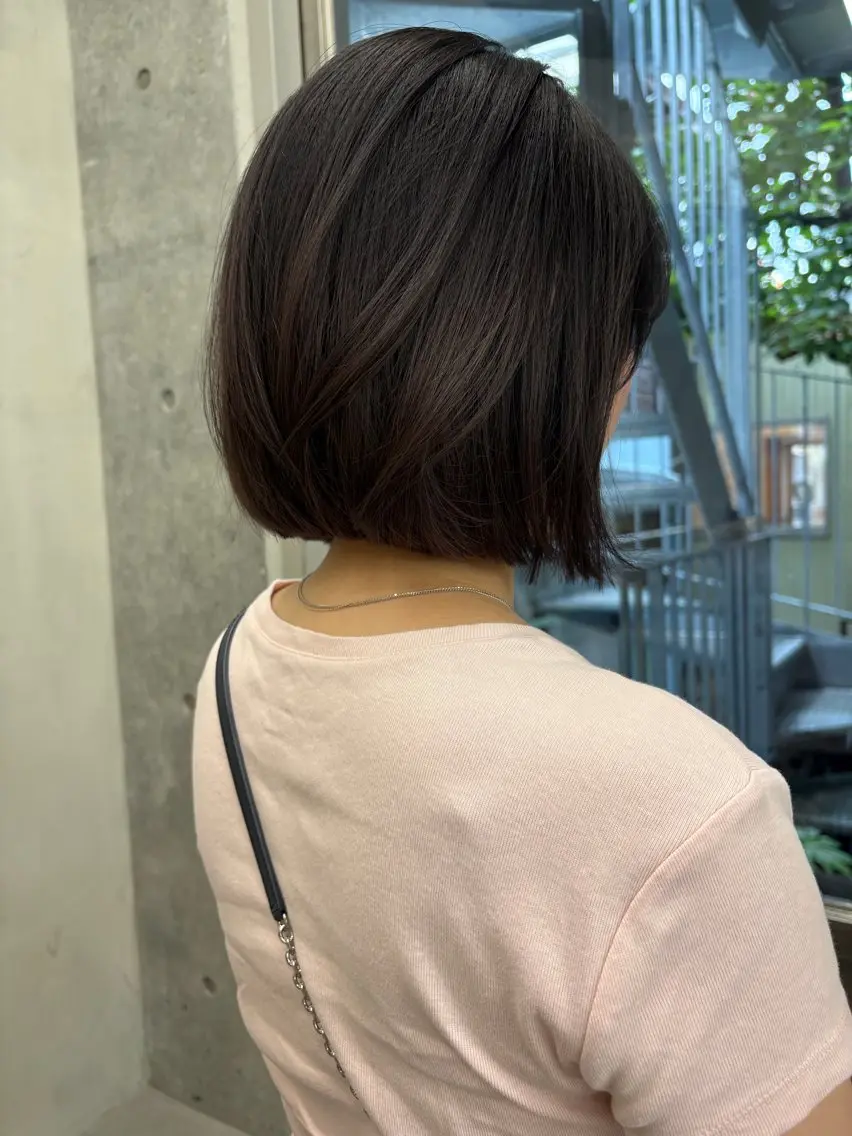 ショート カラー ボブ レイヤーカット yuuna/ ハッシュカット🎀のヘアスタイル