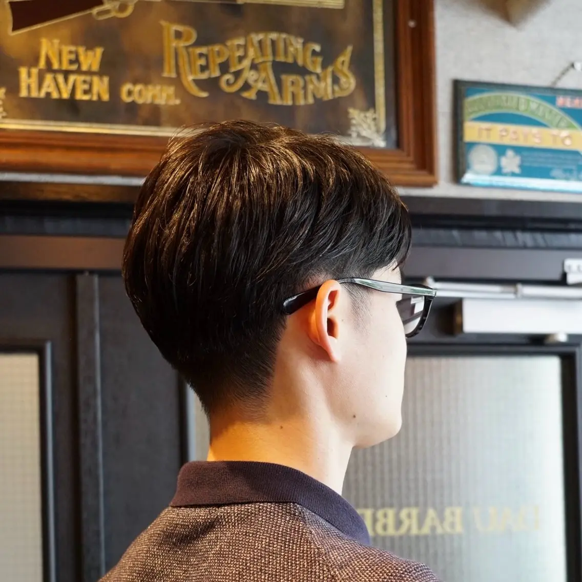 ショート ヘアアレンジ メンズ 刈り上げ ショートヘア 佐藤 志保の眉毛・アイブロウイメージ