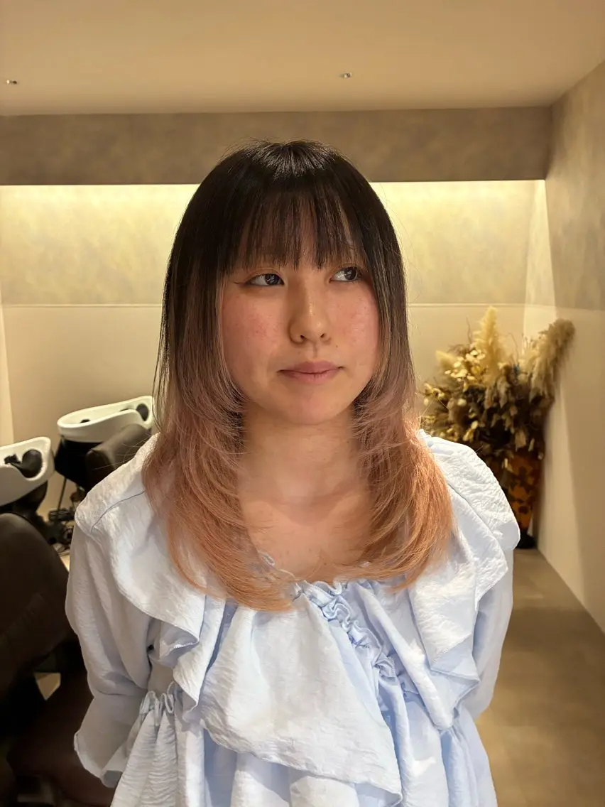 ロング アレンジ/縮毛矯正 FACE。ゆのんのヘアスタイル