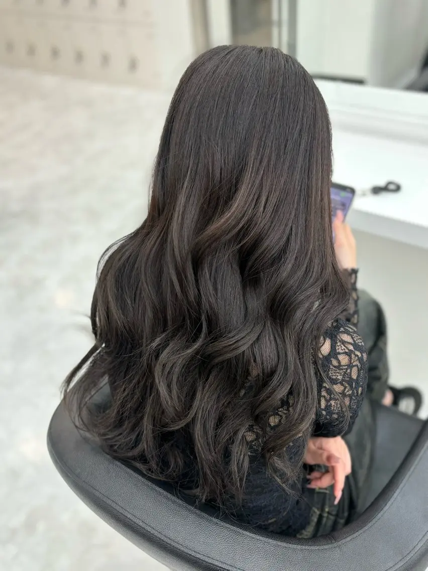 ロング トリートメント ヘッドスパ ヘアセット 🫧韓国風透明感 ヘア🫧towaのヘアスタイル